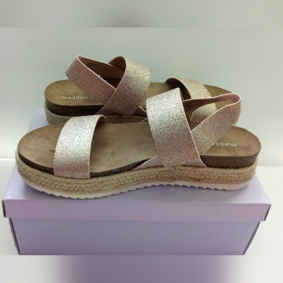 Madden Cybell Women's Slip On Platform Sandals Espandrille Size10 $89 - Picture 3 of 3